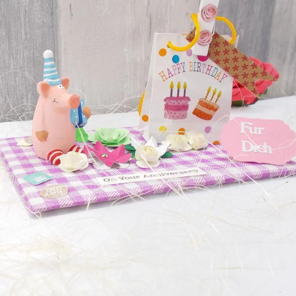 Geldgeschenk Geburtstag, lustig, Schweinchen, Jubiläum, Geschenk