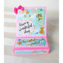 Geldgeschenk Geburtstag, rosa mit Einhorn, Geschenkverpackung