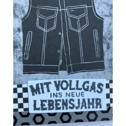 Geldgeschenk Geburtstag Reagenzglas Motorradjacke Röhrchen Geldverpackung Wunscherfüller Geschenkidee Männer