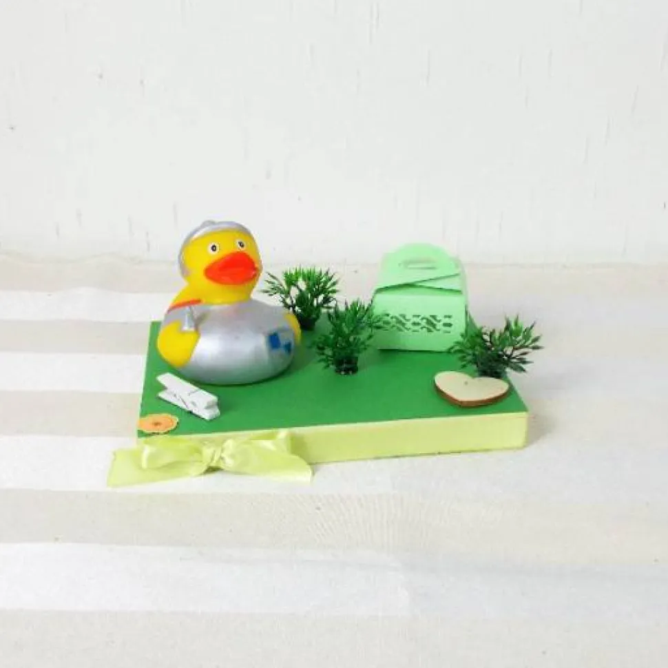 Geldgeschenk Geburtstag, Ritter, Qietsche Ente, lustig, Geburtstagsgeschenk