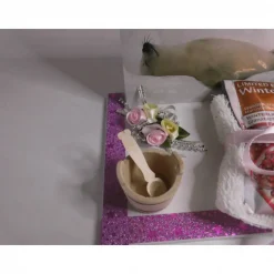 Geldgeschenk Geburtstag: Wellness Gutschein & kreative Verpackung mit Robben-Postkarte