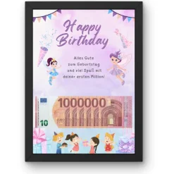 Geldgeschenk Geburtstagskarte 