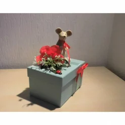 Geldgeschenk Geschenkbox Maus zur Jugendweihe, Konfirmation & Geburtstag in Rosa für Mädchen