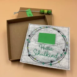 Geldgeschenk, Geschenkbox, Gutscheinbox, .., zum Schulanfang.....Einschulungskarte...