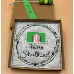 Geldgeschenk, Geschenkbox, Gutscheinbox, .., zum Schulanfang.....Einschulungskarte...