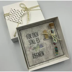 Geldgeschenk, Geschenkbox, Gutscheinbox, ... Gutschein zum Geburtstag ... Glückwunsch..