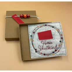 Geldgeschenk, Geschenkbox, Gutscheinbox, .., zum Schulanfang.....Einschulungskarte...