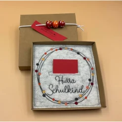 Geldgeschenk, Geschenkbox, Gutscheinbox, .., zum Schulanfang.....Einschulungskarte...