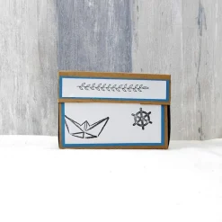 Geldgeschenk Glücksstein, Delfin, Geburtstagsgeschenk, Weihnachtsgeschenk, Glücksbringer, Gutschein, Geschenk für, 3