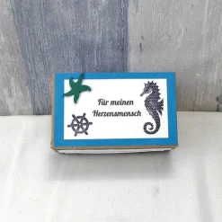 Geldgeschenk Glücksstein, Delfin, Geburtstagsgeschenk, Weihnachtsgeschenk, Glücksbringer, Gutschein, Geschenk für, 10