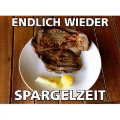 Geldgeschenk Gutschein Spargelessen – Kreatives Geschenk zum Restaurantbesuch