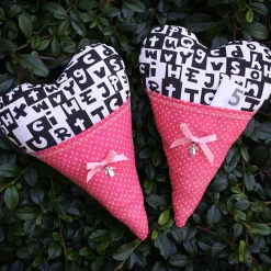 Geldgeschenk Herz rosa zur Einschulung mit Schutzengel