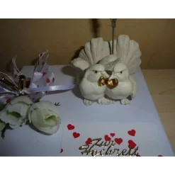 Geldgeschenk Hochzeit – Dekoration mit Tauben | Originelle Geschenkidee Turteltauben