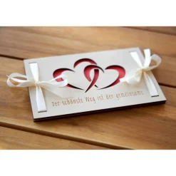 Geldgeschenk Hochzeit & Geburtstag – Kreative Geschenkidee mit Herzmotiv, Reise, Geburt, Geschenkverpackung