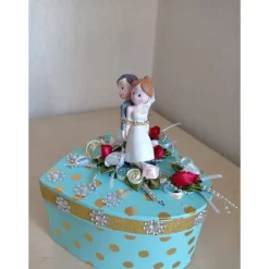 Geldgeschenk Hochzeit – Humorvolle Herzbox als Hochzeitsgeschenk mit Szene – SaBienchenshop