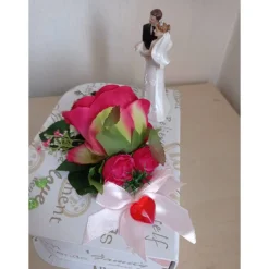 Geldgeschenk Hochzeit – Koffer mit Schlüssel zum Glück & Tauben | Geschenkbox für Brautpaar