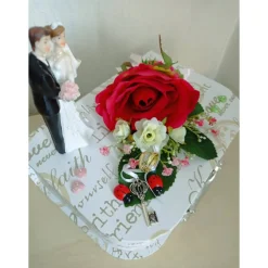 Geldgeschenk Hochzeit – Koffer mit Schlüssel zum Glück & Tauben | Geschenkbox für Brautpaar