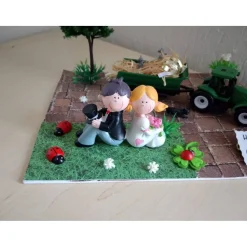Geldgeschenk Hochzeit Bauer – Traktor Geschenkidee für Bauernhochzeit Flitterwochenkasse