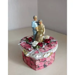 Geldgeschenk Hochzeit Diamant – Kreatives Hochzeitsgeschenk 60. Hochzeitstag Herzbox