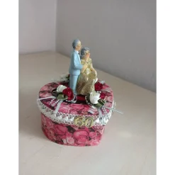 Geldgeschenk Hochzeit Diamant – Kreatives Hochzeitsgeschenk 60. Hochzeitstag Herzbox