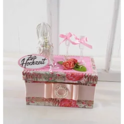 Geldgeschenk Hochzeit, rosa, Geschenkbox, Hochzeitsgeschenk