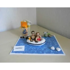 Geldgeschenk Hochzeit Strand Meer Schlauchboot – Kreative Geschenkidee im SaBienchenshop
