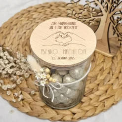 Geldgeschenk Hochzeitsgeschenk personalisiert Gravur Geldverpackung Geschenk Geld Hochzeit