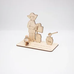 Geldgeschenk Imker - aus Holz personalisiert