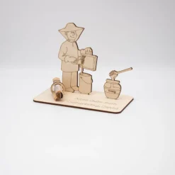 Geldgeschenk Imker - aus Holz personalisiert