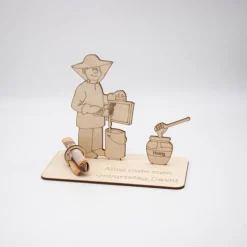 Geldgeschenk Imker - aus Holz personalisiert