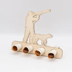 Geldgeschenk Jäger - aus Birkenholz - kreative Art Geld zu verschenken