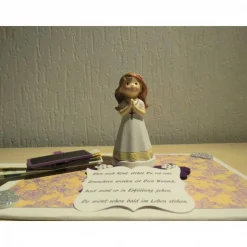 Geldgeschenk Jugendweihe Mädchen – Kreatives Geschenk mit Figur & Umschlag, 13x18 cm