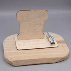 Geldgeschenk Kaffeevollautomat - aus Holz personalisiert