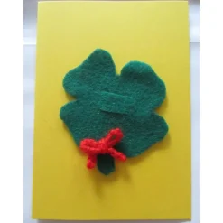 Geldgeschenk Karte Kleeblatt