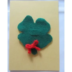 Geldgeschenk Karte Kleeblatt