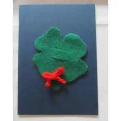 Geldgeschenk Karte Kleeblatt