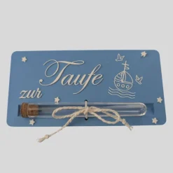 Geldgeschenk Karte mit Reagenzglas – Geburtstag, Kommunion, Taufe – 3D Druck PLA Geschenk – Gutschein Verpackung kreativ