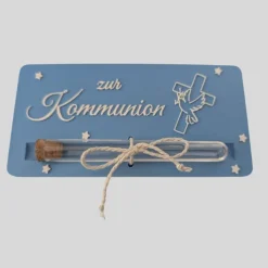 Geldgeschenk Karte mit Reagenzglas – Geburtstag, Kommunion, Taufe – 3D Druck PLA Geschenk – Gutschein Verpackung kreativ