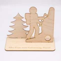 Geldgeschenk Klettern - aus Holz personalisiert