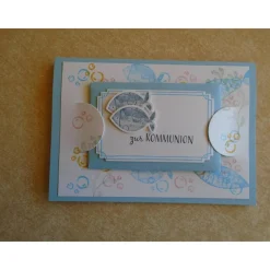 Geldgeschenk Kommunion Junge Fisch Geldkarte Verpackung Geldverpackung Wunscherfüller Geschenkidee