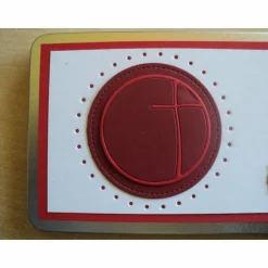 Geldgeschenk  Konfirmation Mädchen Kreuz Schokoladengeschenk Geldgeschenkdose Verpackung Schokolade Rot Dose Schokolade