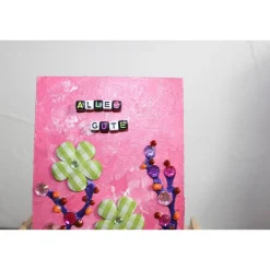 Geldgeschenk LEITERWAGEN STOFFBLUMEN zu Ostern Muttertag Valentintstag Vatertag Geburtstag Abschied Hochzeit Konfirmatio