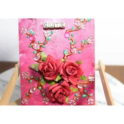 Geldgeschenk LEITERWAGEN ROSEN zu Ostern Muttertag Valentintstag Vatertag Geburtstag Abschied Hochzeit Konfirmation