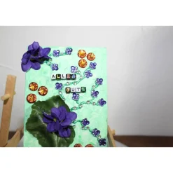 Geldgeschenk LEITERWAGEN VEILCHEN zu Ostern Muttertag Valentintstag Vatertag Geburtstag oder zu einem anderen Jubiläum