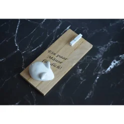 Geldgeschenk Maus aus Gips