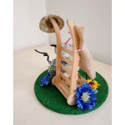 Geldgeschenk Maus mit Sackkarre & Geldsack – Originelle Deko für Geldgeschenke & Tischdeko