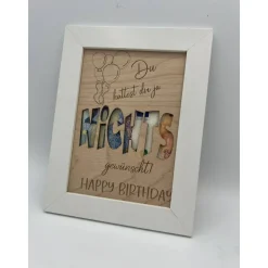 Geldgeschenk Nichts zum 30. Geburtstag Personalisiert, 30er  Bilderrahmen Geburtstagsgeschenk, Geschenkidee, Ho