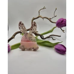 Geldgeschenk Ostern "Hase" Rosa-Sand