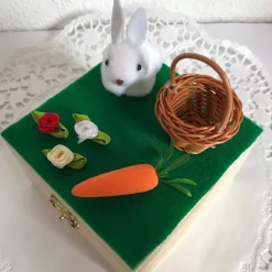 Geldgeschenk Ostern Kinder Mann Frau verpacken Holzbox Osterhase Mädchen Junge Geld verschenken Gutschein