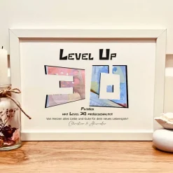 Geldgeschenk personalisiert zum 30. Geburtstag Mann – Retro Gaming Geschenk mit Namen